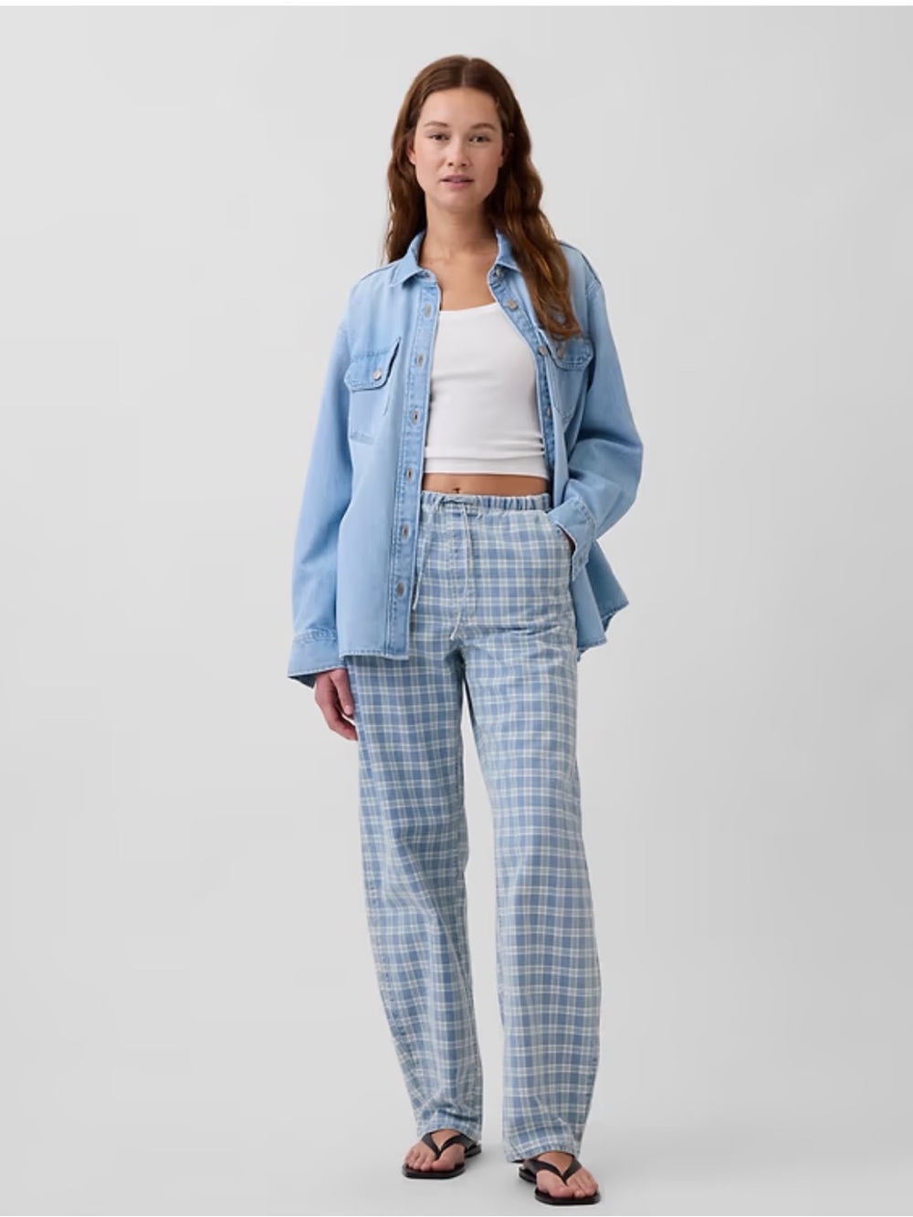 NWT GAP High Rise Easy Barrel Jeans - Medium